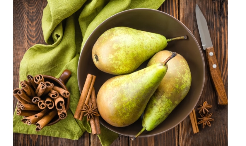 Pears to eat after root canal